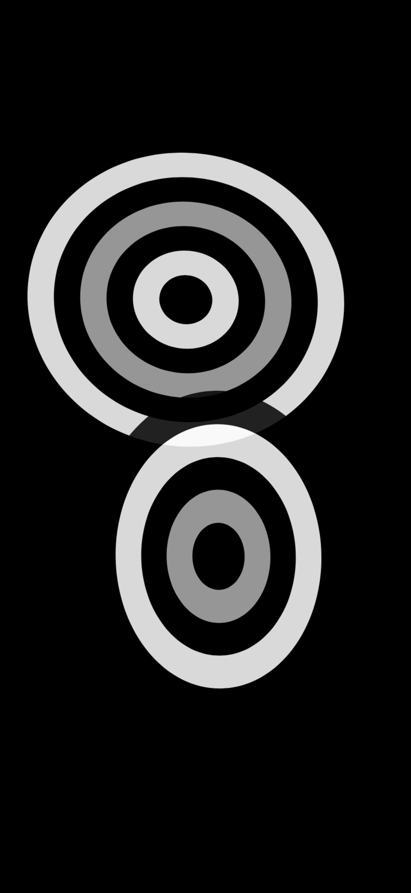 Newborn — B&W bullseyes